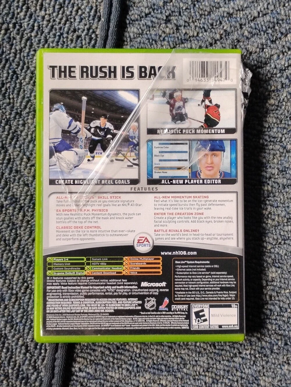 NHL 06 (Original Xbox) – Complete in Box (CIB) with Manual